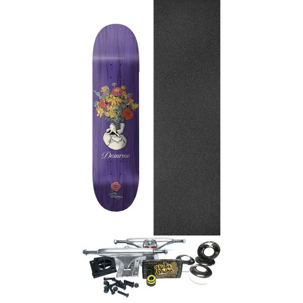 Primitive Skateboarding Wade Desarmo Rebirth Skateboard Deck - 8" x 31.75" - Complete Skateboard Bundle